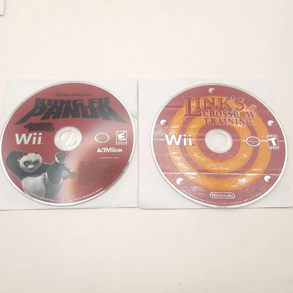Nintendo Wii Lot of 10 Games Spyro Links Crossbow Training Kung Fu Panda